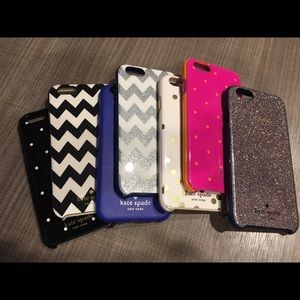 Bundle deal - 7 Kate Spade phone cases